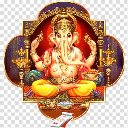 Ganesha illustration, Ganesha Parvati Mahadeva Lakshmi Mantra, ganesha transparent background PNG clipart
