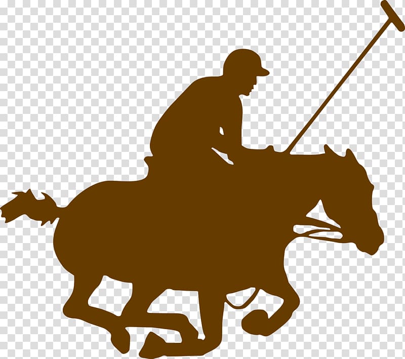 Euclidean , Brown polo player silhouette transparent background PNG clipart