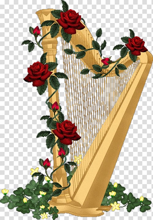 Harp Music , Musical Instruments transparent background PNG clipart