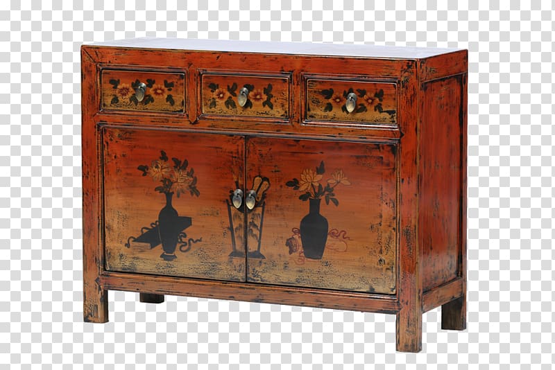 Buffets & Sideboards Chinese furniture Drawer Chiffonier, wood transparent background PNG clipart