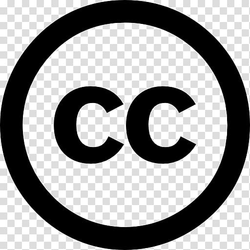 Creative Commons license Attribution Copyright, copyright transparent background PNG clipart
