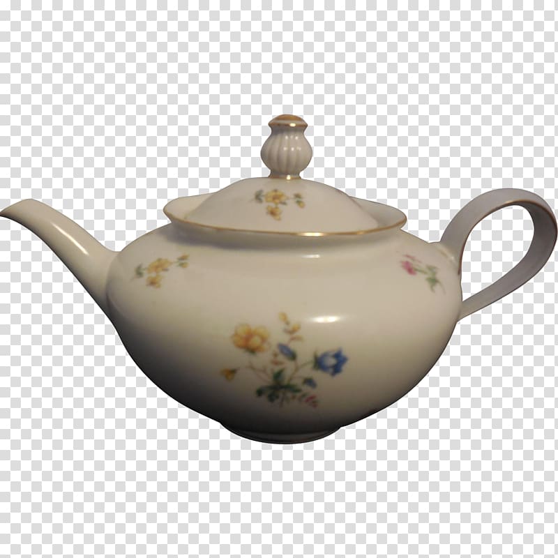 Teapot Kettle Pottery Porcelain, porcelain pots transparent background PNG clipart