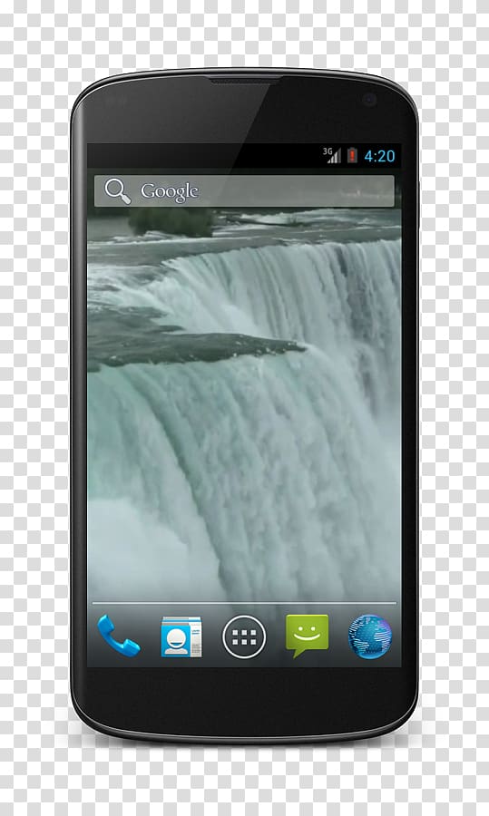Feature phone Smartphone Samsung Galaxy S II CyanogenMod Handheld Devices, Niagara Falls transparent background PNG clipart