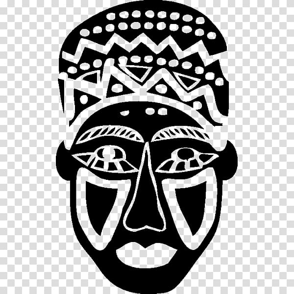 Africa Mask Drawing Masque Mukudji Paper, african transparent background PNG clipart