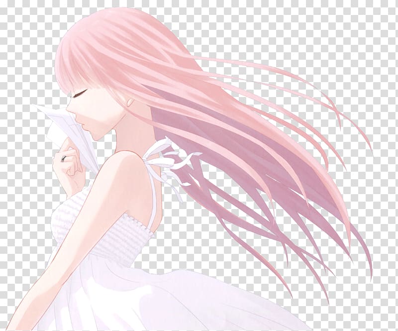 Anime Agent Smith Megurine Luka Character Hime cut, Anime transparent background PNG clipart