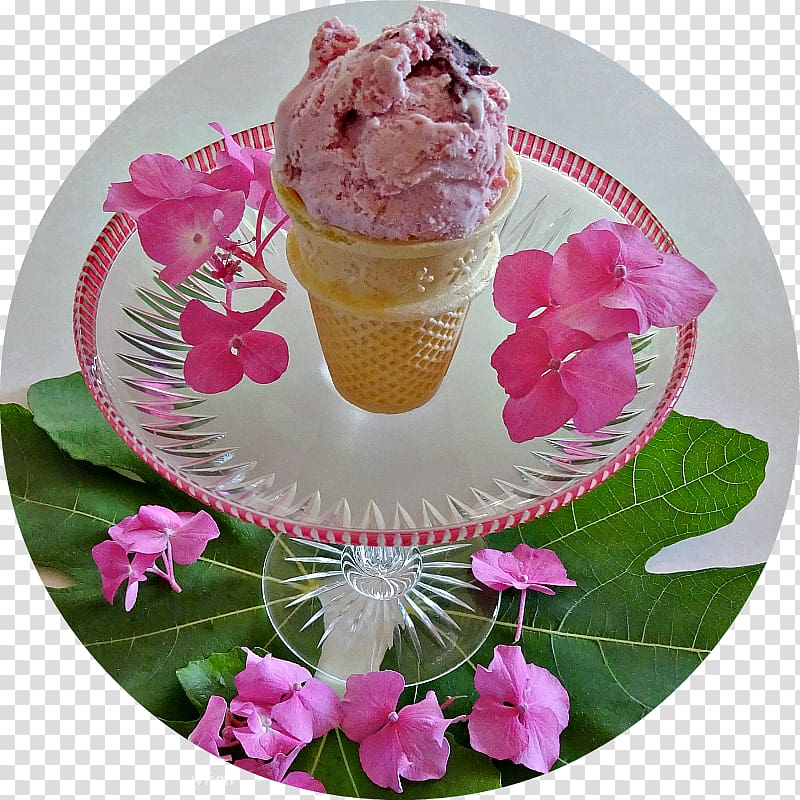 Frozen dessert Petal Buttercream Pink M, delicious ice cream transparent background PNG clipart