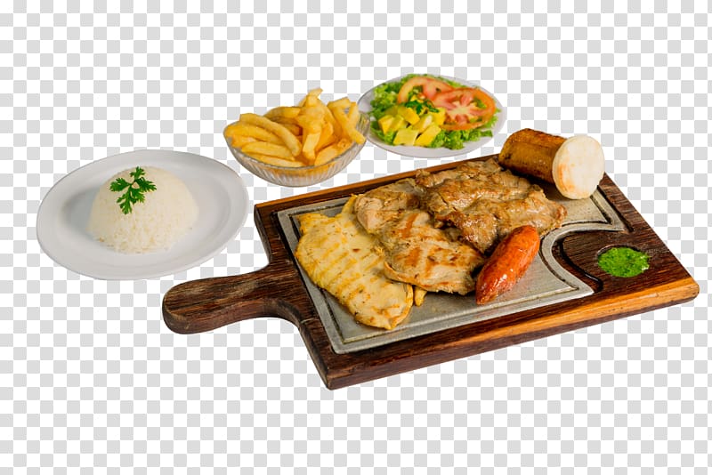 Asado Full breakfast À la carte Churrasco Dish, meat transparent background PNG clipart