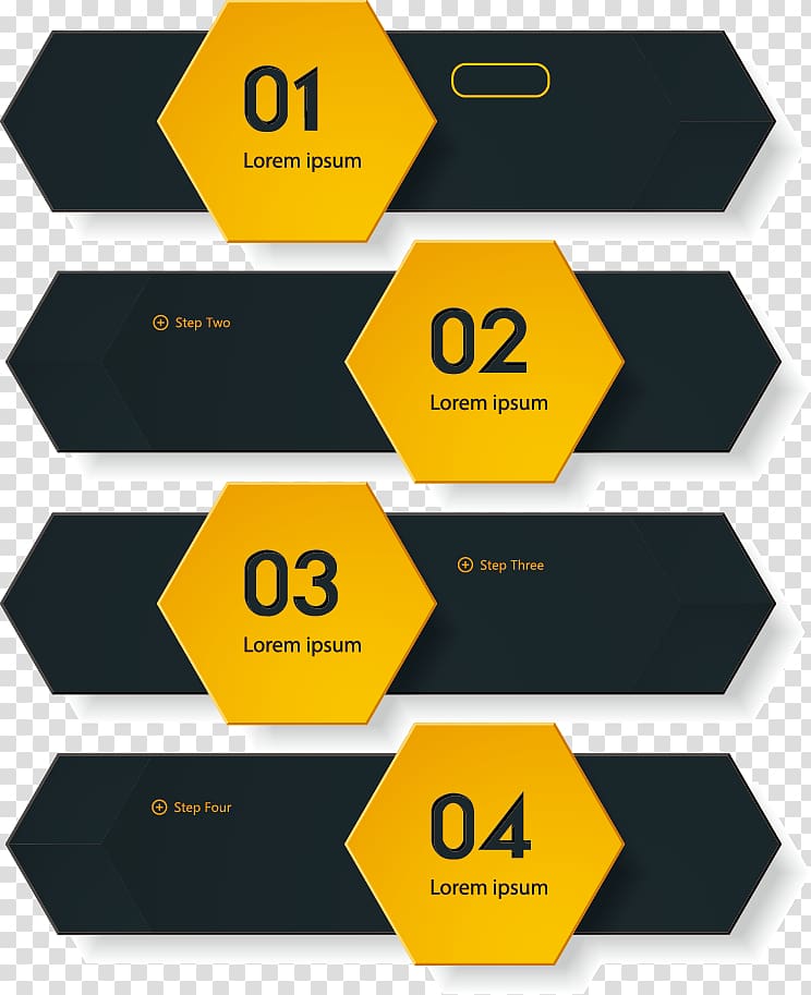 yellow and black template, Network Information graphic design material transparent background PNG clipart