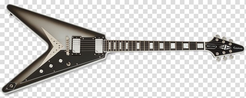 Gibson Flying V Gibson Les Paul Custom Epiphone Brent Hinds Flying-V Custom Guitar Mastodon, guitar transparent background PNG clipart