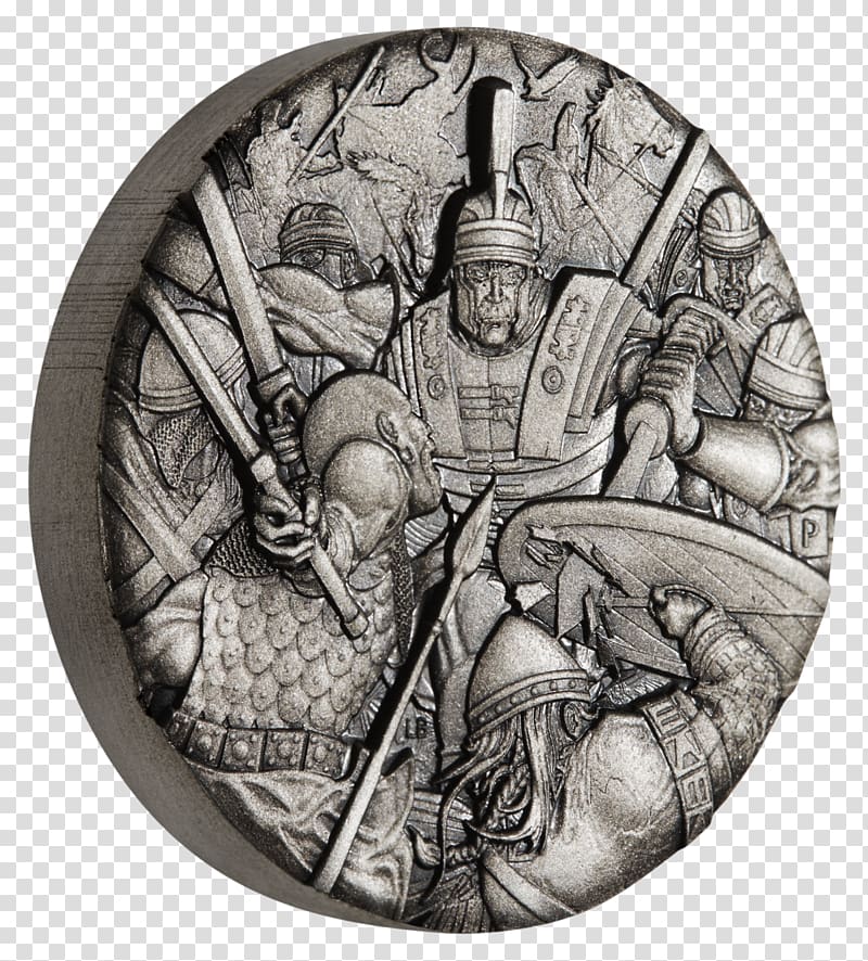 Perth Mint Silver coin Roman legion, Coin transparent background PNG clipart