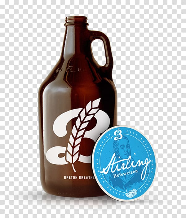 Breton Brewing Co., Craft Beer, Growlers, Live Music, Trivia Night India pale ale Beer bottle, beer transparent background PNG clipart