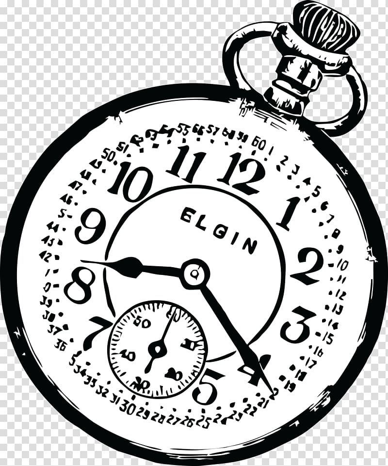 Pocket watch Drawing , Pocket watch transparent background PNG clipart