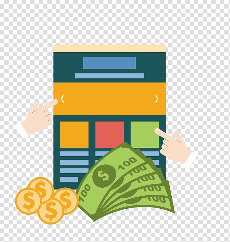 Web development E-commerce Web design Website Online shopping, dollar bill transparent background PNG clipart