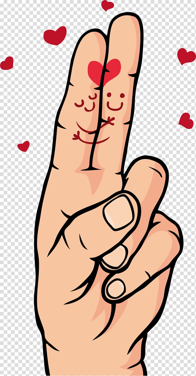 Love Thumb Heart Romance, Fingers on the fingers transparent background PNG clipart