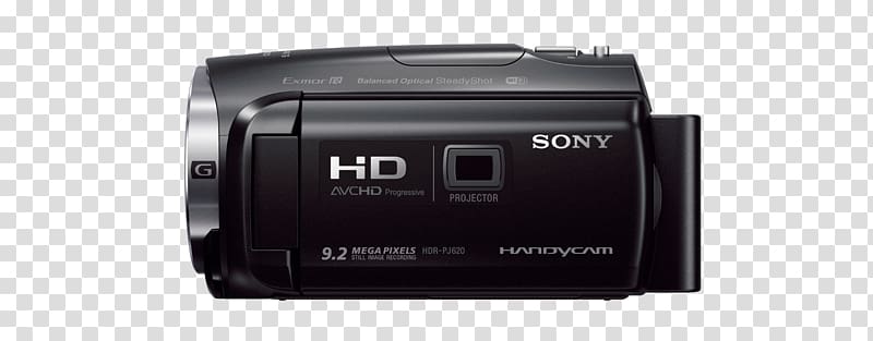 Camera lens Video Cameras 1080p Sony Handycam HDR-PJ670, camera lens transparent background PNG clipart