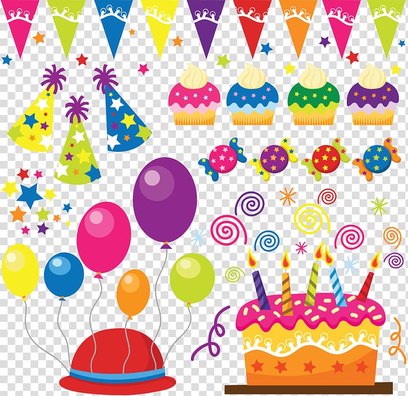 Birthday cake Children\'s party, party transparent background PNG clipart