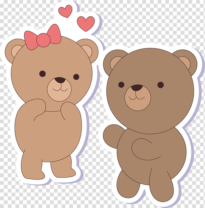 Teddy bear, Brown bear transparent background PNG clipart