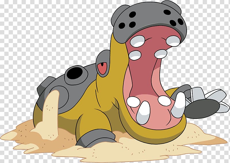 Hippopotamus Pokémon Hippowdon Hippopotas Seviper, turtwig chimchar and piplup transparent background PNG clipart