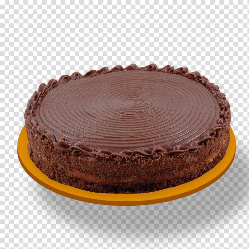 Chocolate truffle Flourless chocolate cake Sachertorte Torta caprese, chocolate cake transparent background PNG clipart