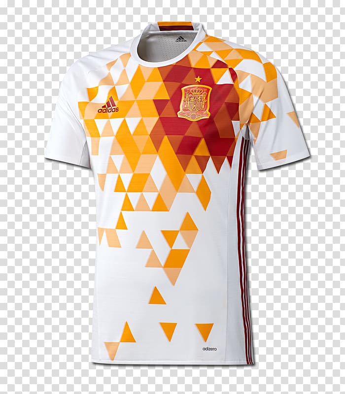 Spain national football team T-shirt Uniforme de la selección de fútbol de España 2018 World Cup, T-shirt transparent background PNG clipart