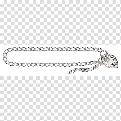 Chain Sterling silver Jewellery Bracelet, chain transparent background PNG clipart