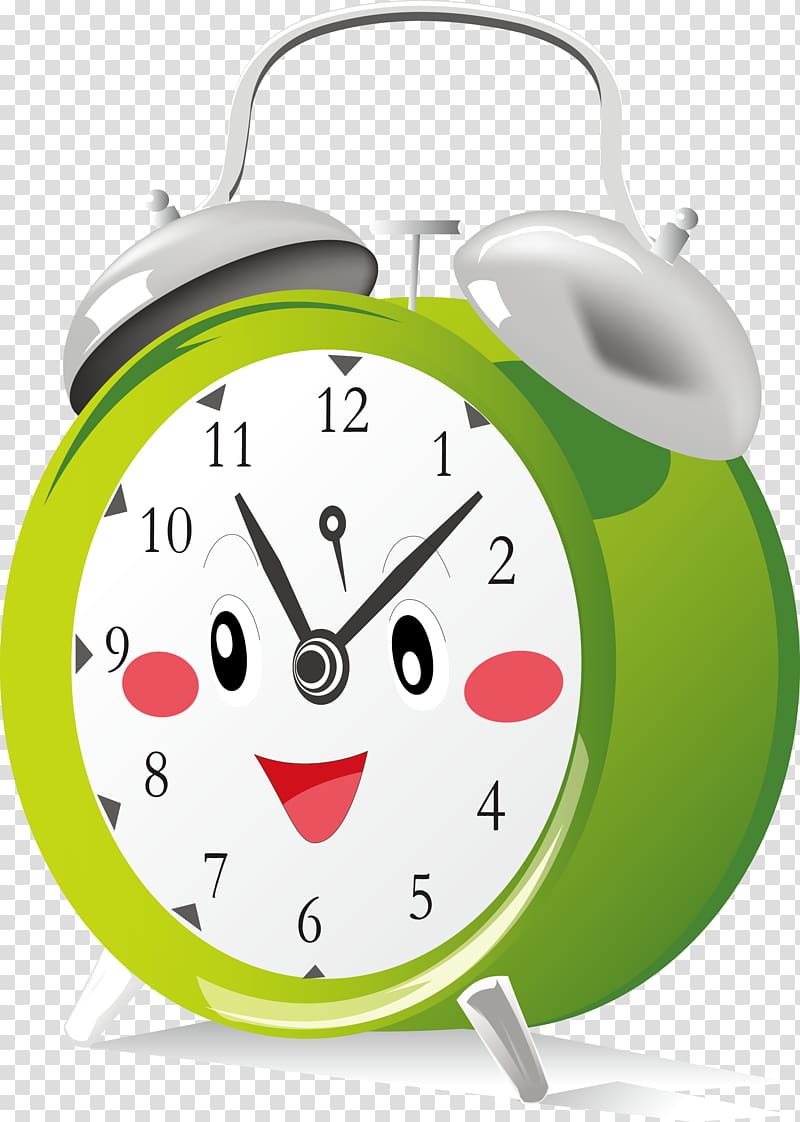 Alarm clock Mobile phone , Creative alarm clock cartoon transparent background PNG clipart