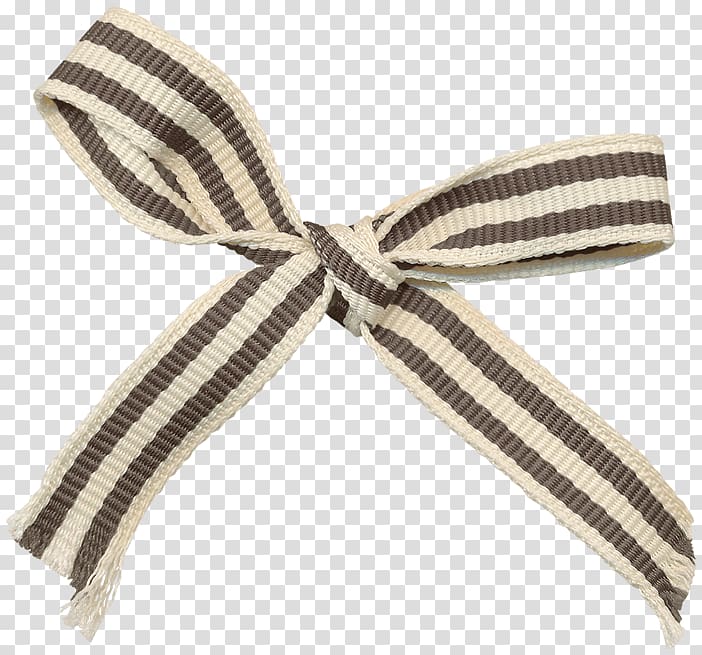 Shoelace knot Ribbon, Striped ribbon bow transparent background PNG clipart