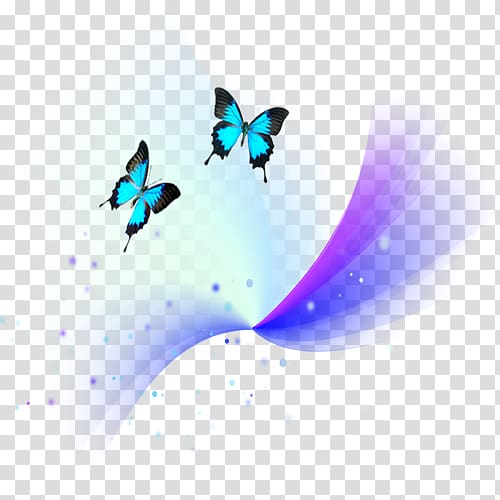 Butterfly Light, scape effects transparent background PNG clipart