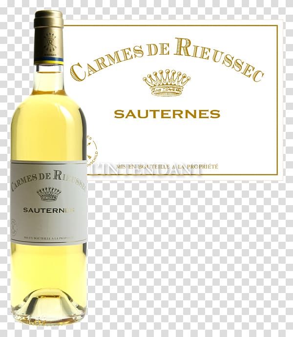Château Lafite Rothschild Liqueur White wine Sauternes AOC, wine transparent background PNG clipart