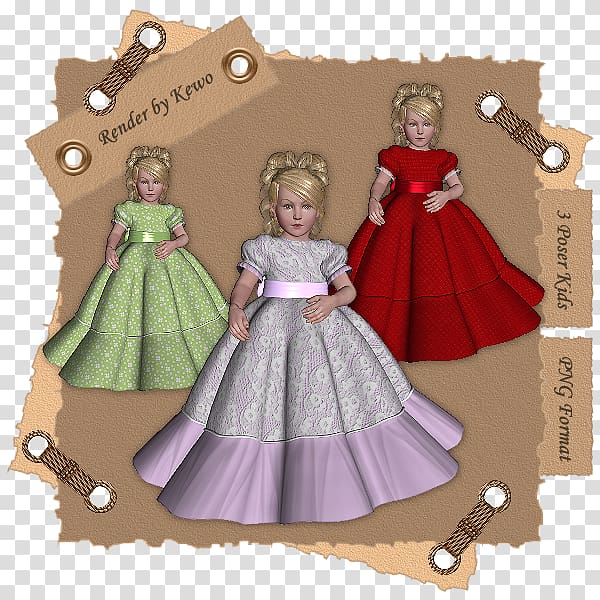 Costume design Gown Pattern, Princess kids transparent background PNG clipart