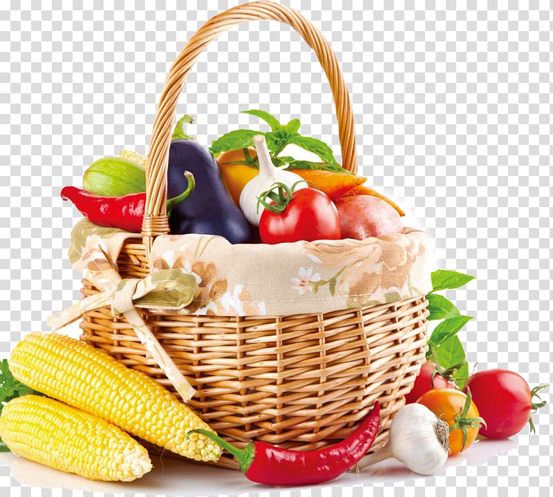 Indian cuisine Vegetable Fruit Basket Supermarket, corn transparent background PNG clipart