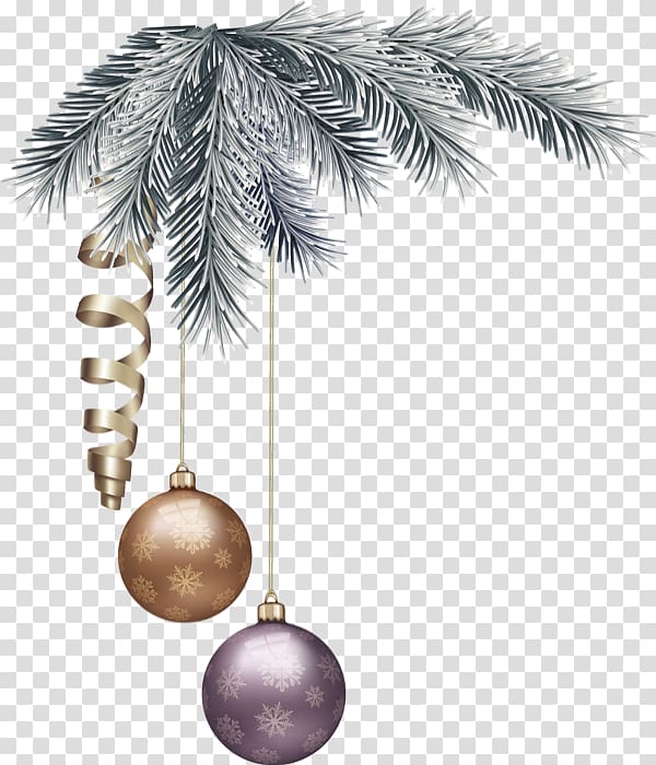 Fir Christmas decoration Arecaceae Christmas ornament Tree, boule transparent background PNG clipart