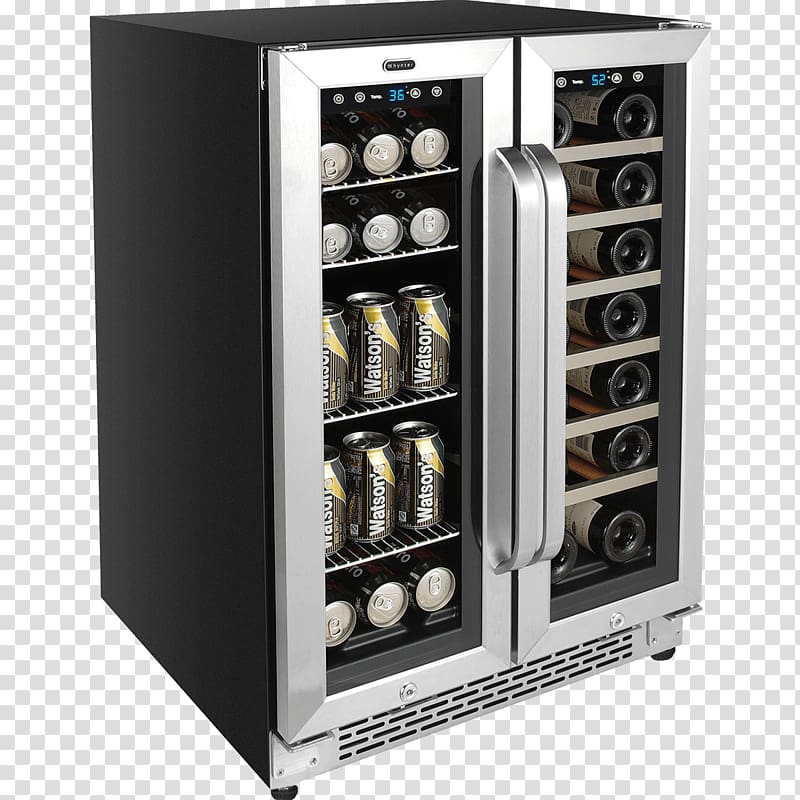 Wine cooler Refrigerator Beer Drink, wine transparent background PNG clipart