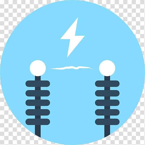 Electricity Computer Icons Electric power transmission Transmission tower, electricity transparent background PNG clipart
