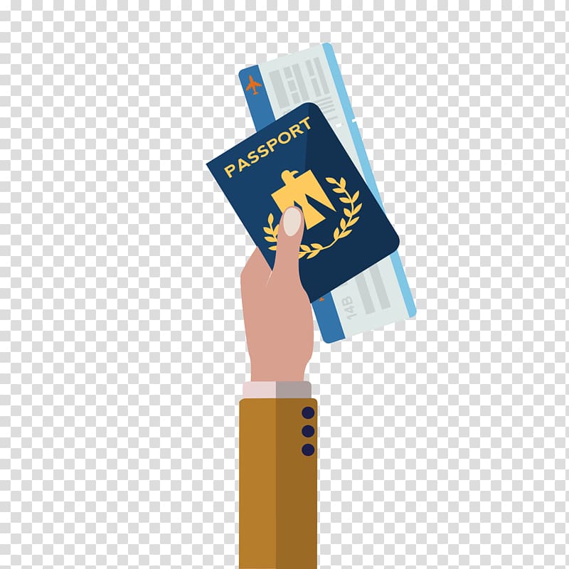 Airplane Airline ticket Passport Euclidean , flat passport ticket transparent background PNG clipart