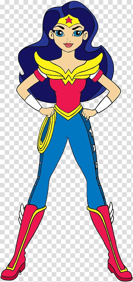 DC Super Hero Girls Wonder Woman Poison Ivy Cheetah Kara Zor-El, wonder woman comic transparent background PNG clipart