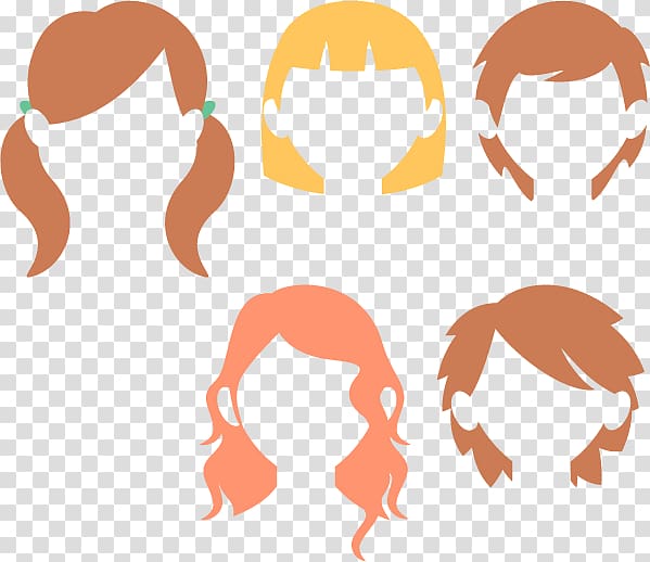 Hairstyle Barbershop Hairdresser, Hair design material transparent background PNG clipart