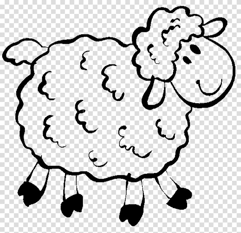 Sheep Paper Drawing Coloring book Pencil, sheep transparent background PNG clipart