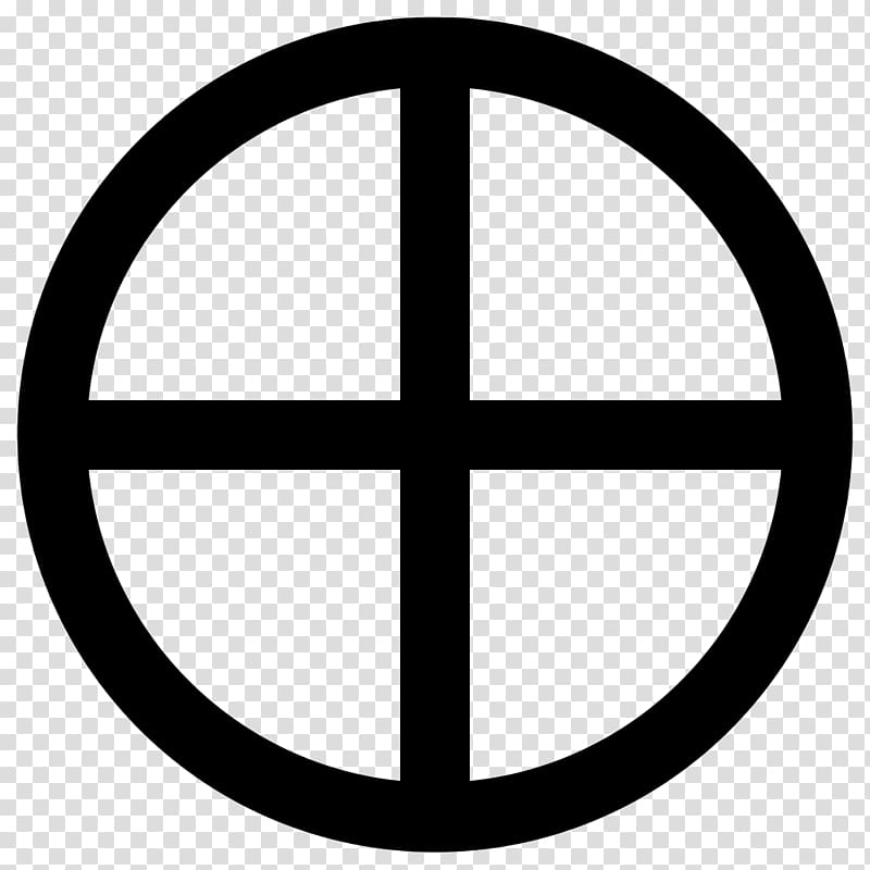 Earth symbol Sun cross Astrological symbols, symbols transparent background PNG clipart
