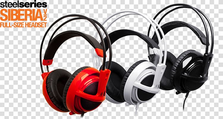 SteelSeries Siberia v2 Headphones Headset Gamer, Gaming Headset Blue transparent background PNG clipart