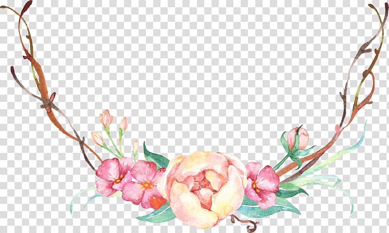 Watercolor painting Tattoo Art , peony watercolor transparent background PNG clipart