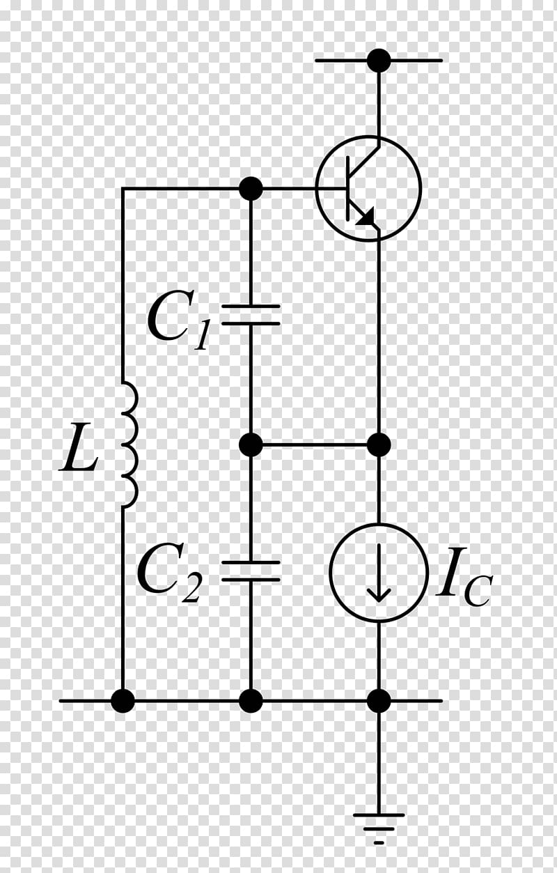 Colpitts oscillator Electronic Oscillators Inductor Capacitor Tesla coil, electrical circuit transparent background PNG clipart
