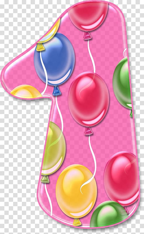 Birthday Number Toy balloon Numerical digit , Birthday transparent background PNG clipart