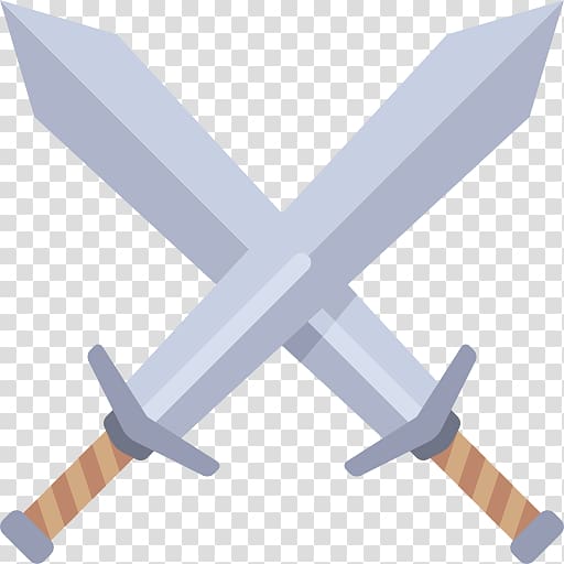 Two Brown And0 Gray Swords Icon Sword Weapon Icon Swords