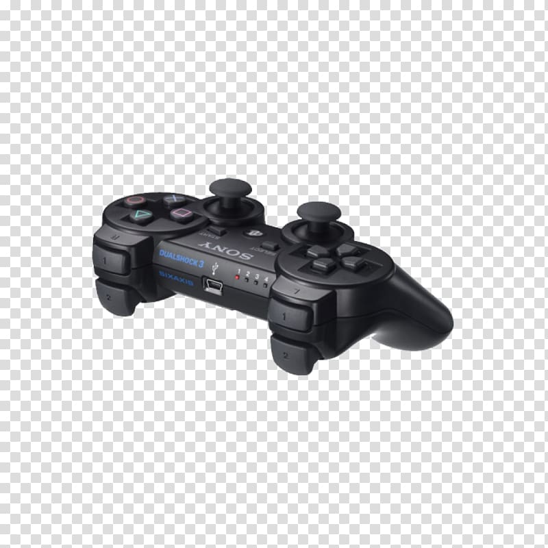 PlayStation 3 Sixaxis Black PlayStation 2 DualShock, sony transparent background PNG clipart
