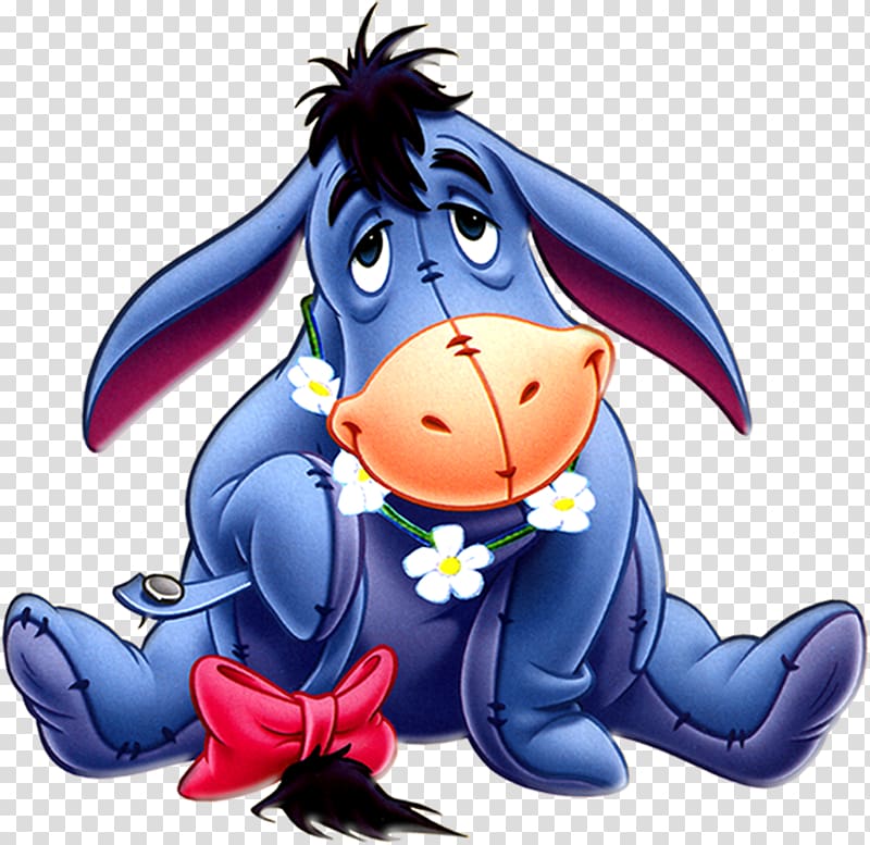 Eeyore Winnie the Pooh Piglet Tigger Desktop , donkey transparent background PNG clipart