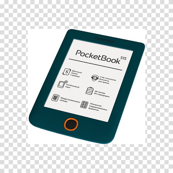 PocketBook International E-Readers PocketBook Mini 515 4 GB, 1 GHz, Grey Sony Reader Pocketbook InkPad 2 mist grey Book/Buch, others transparent background PNG clipart