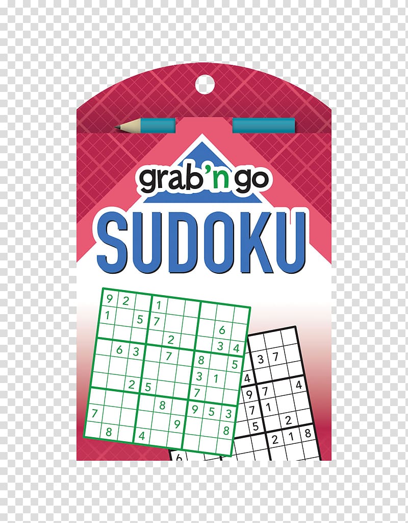 Grab \'n Go Puzzles Sudoku: Cardinal-sapphire Edition Brand Paperback Logo Font, Gchq Puzzle Book transparent background PNG clipart