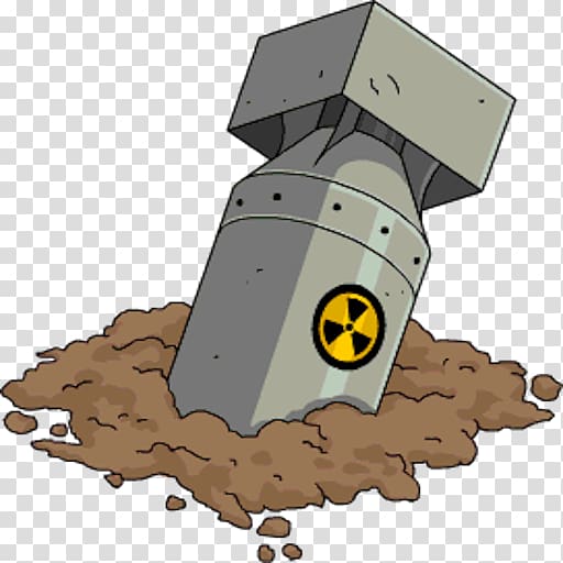 The Simpsons: Tapped Out Nuclear weapon Bomb Bart Simpson Homer Simpson, bomb transparent background PNG clipart