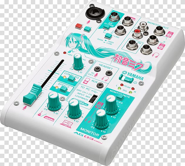 Audio Mixers Hatsune Miku Yamaha Corporation Crypton Future Media, Gamepad transparent background PNG clipart